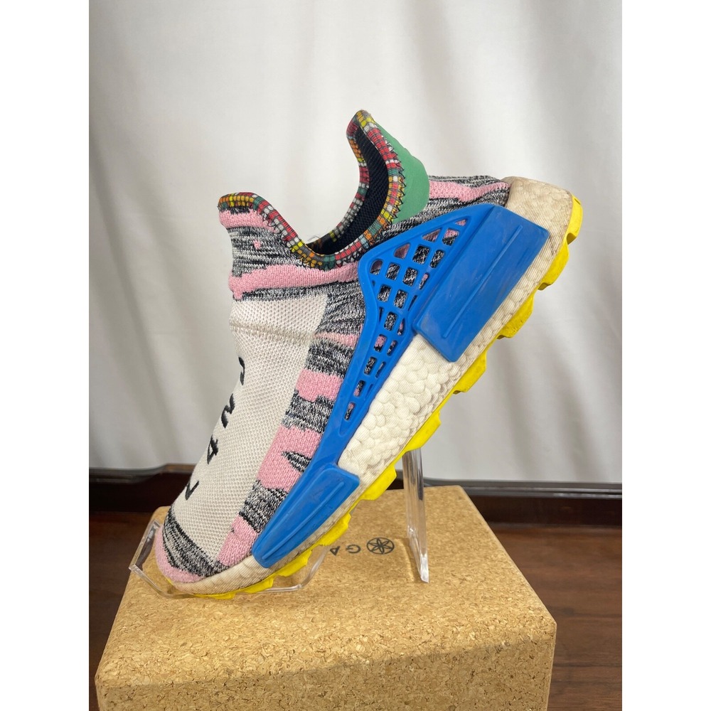 Adidas NMD Pharrell X Human Race Trail Solar Pack Men's size 8 Sneakers Shoes